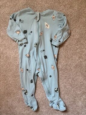 Pekkle - Space-Print Kids One-Piece Pajamas